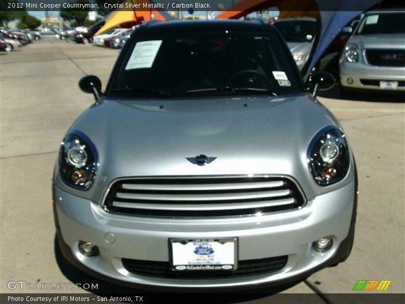 Crystal Silver Metallic / Carbon Black 2012 Mini Cooper Countryman