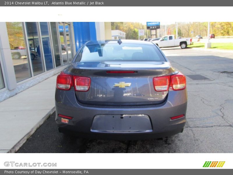 Atlantis Blue Metallic / Jet Black 2014 Chevrolet Malibu LT