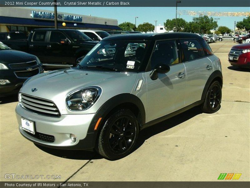 Crystal Silver Metallic / Carbon Black 2012 Mini Cooper Countryman