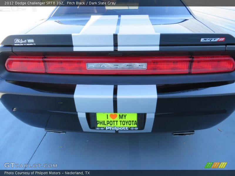 Pitch Black / Dark Slate Gray 2012 Dodge Challenger SRT8 392