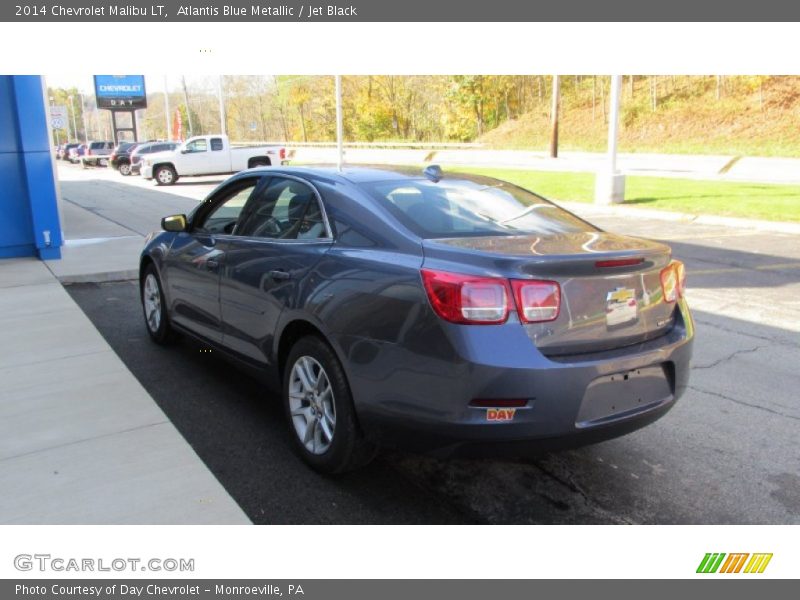 Atlantis Blue Metallic / Jet Black 2014 Chevrolet Malibu LT