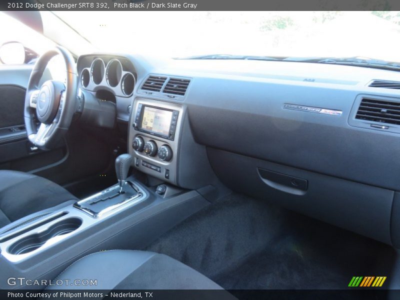 Pitch Black / Dark Slate Gray 2012 Dodge Challenger SRT8 392