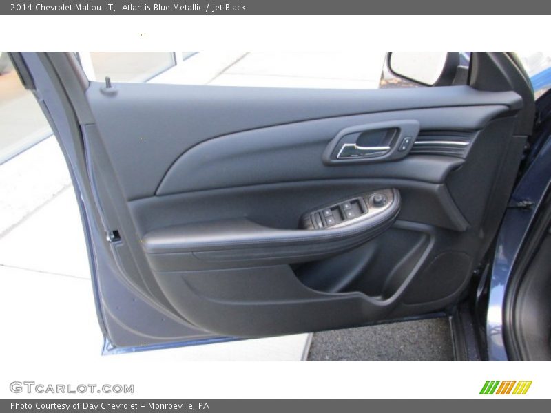 Atlantis Blue Metallic / Jet Black 2014 Chevrolet Malibu LT