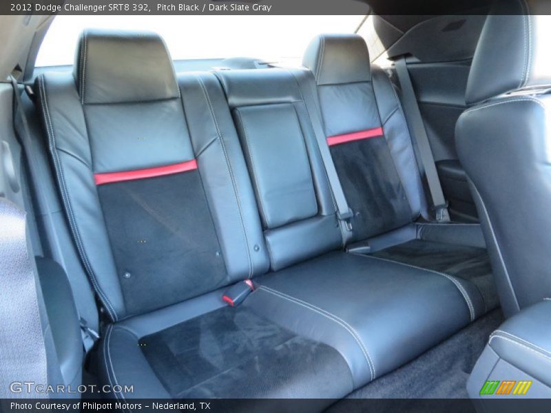 Rear Seat of 2012 Challenger SRT8 392