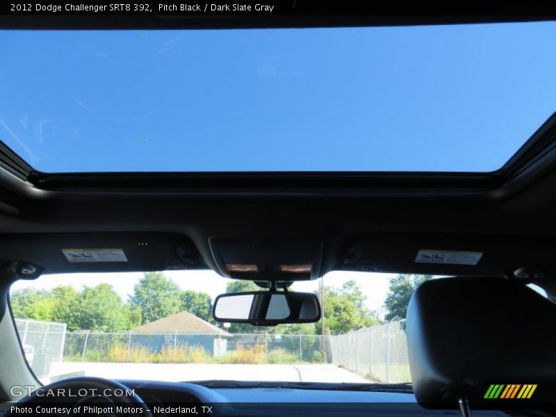 Pitch Black / Dark Slate Gray 2012 Dodge Challenger SRT8 392