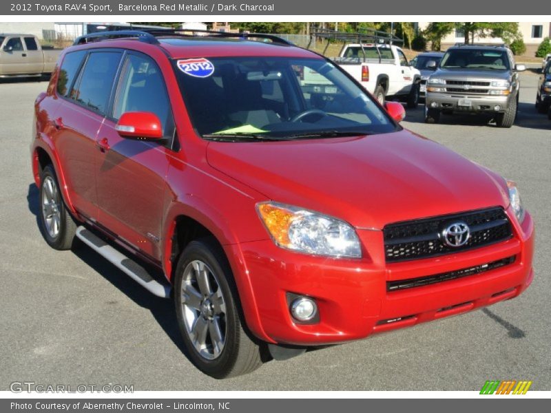 Barcelona Red Metallic / Dark Charcoal 2012 Toyota RAV4 Sport