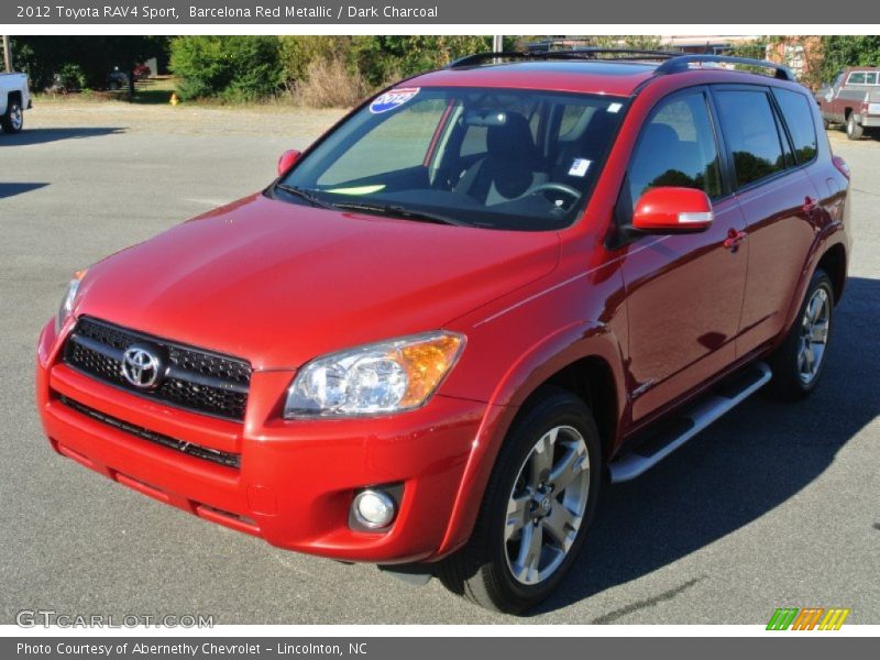 Barcelona Red Metallic / Dark Charcoal 2012 Toyota RAV4 Sport