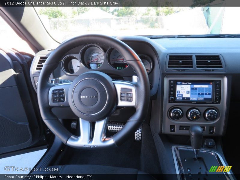 Pitch Black / Dark Slate Gray 2012 Dodge Challenger SRT8 392