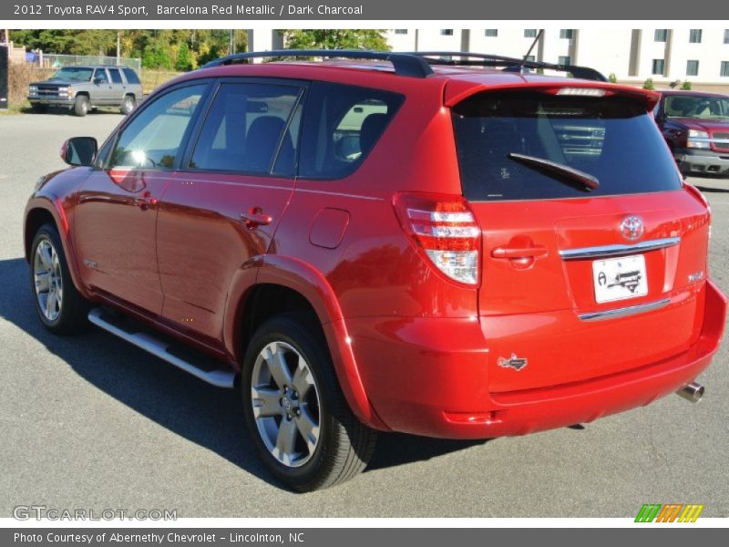 Barcelona Red Metallic / Dark Charcoal 2012 Toyota RAV4 Sport