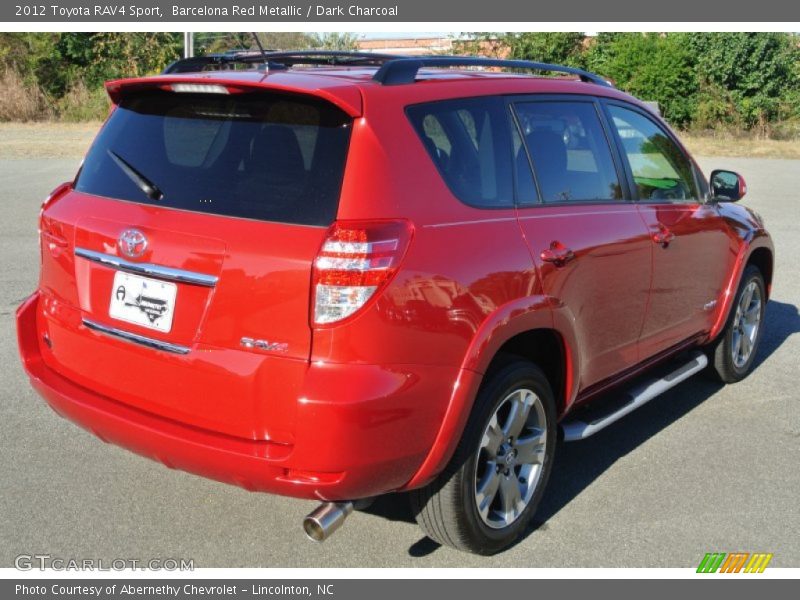 Barcelona Red Metallic / Dark Charcoal 2012 Toyota RAV4 Sport