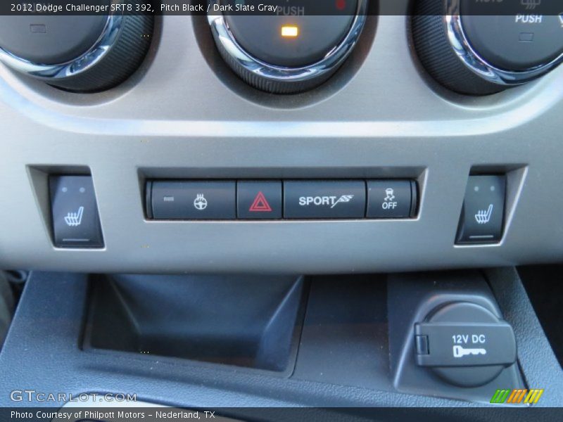Pitch Black / Dark Slate Gray 2012 Dodge Challenger SRT8 392