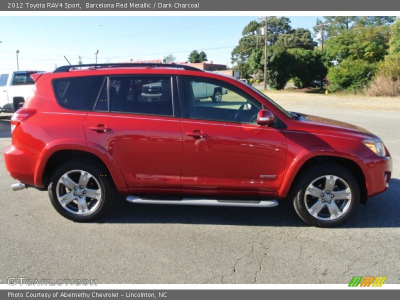 Barcelona Red Metallic / Dark Charcoal 2012 Toyota RAV4 Sport