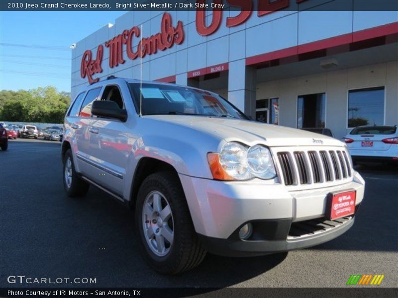 Bright Silver Metallic / Dark Slate Gray 2010 Jeep Grand Cherokee Laredo