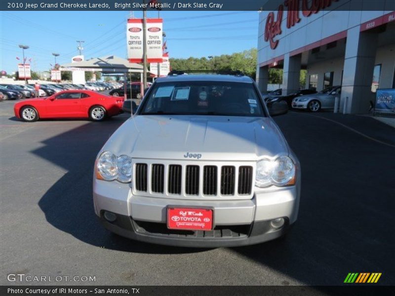 Bright Silver Metallic / Dark Slate Gray 2010 Jeep Grand Cherokee Laredo