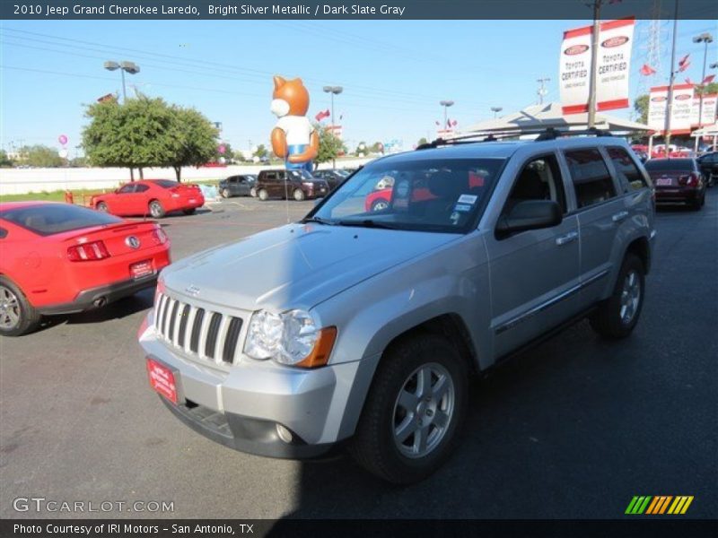 Bright Silver Metallic / Dark Slate Gray 2010 Jeep Grand Cherokee Laredo