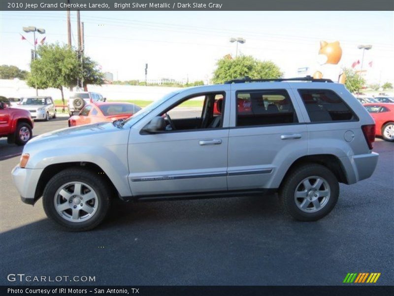 Bright Silver Metallic / Dark Slate Gray 2010 Jeep Grand Cherokee Laredo