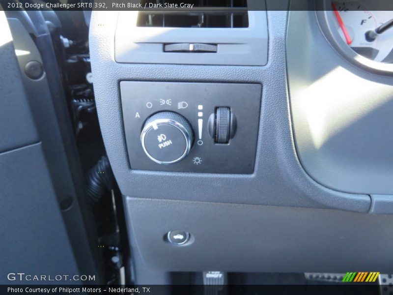 Controls of 2012 Challenger SRT8 392