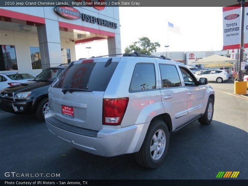 Bright Silver Metallic / Dark Slate Gray 2010 Jeep Grand Cherokee Laredo
