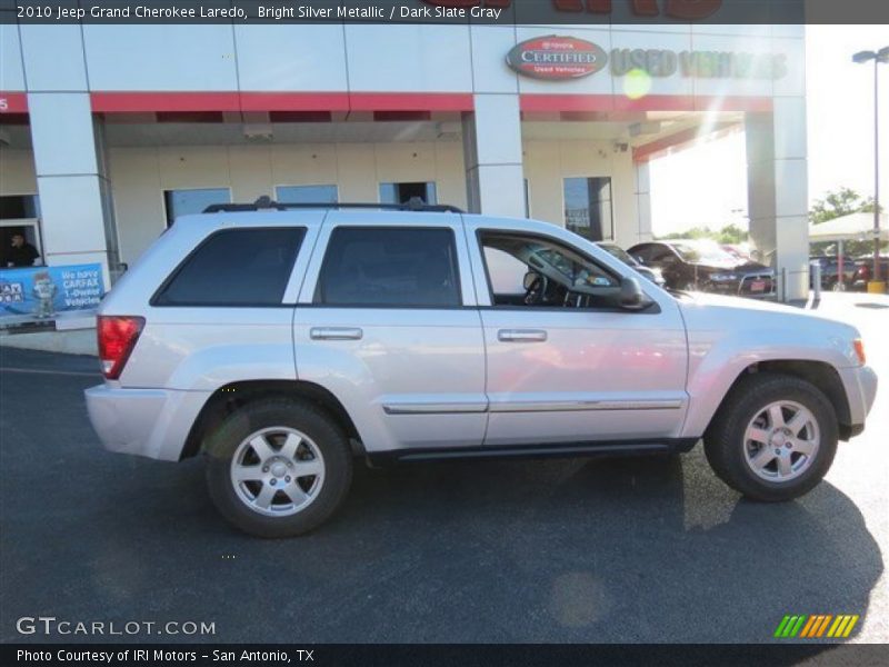 Bright Silver Metallic / Dark Slate Gray 2010 Jeep Grand Cherokee Laredo
