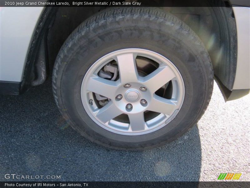 Bright Silver Metallic / Dark Slate Gray 2010 Jeep Grand Cherokee Laredo