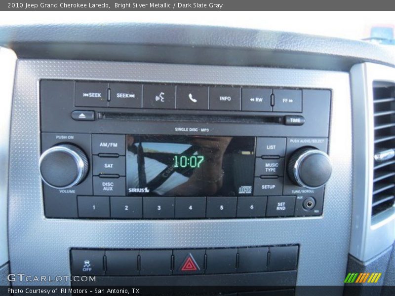 Bright Silver Metallic / Dark Slate Gray 2010 Jeep Grand Cherokee Laredo