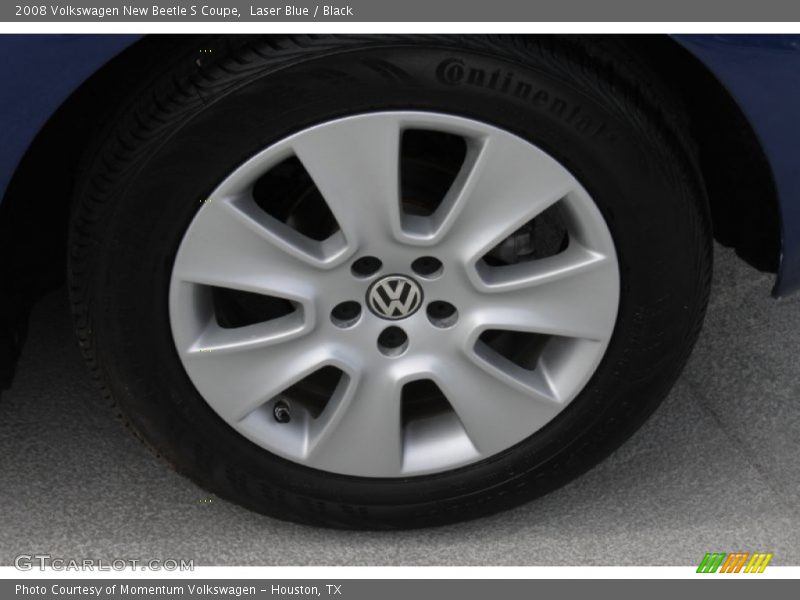 Laser Blue / Black 2008 Volkswagen New Beetle S Coupe