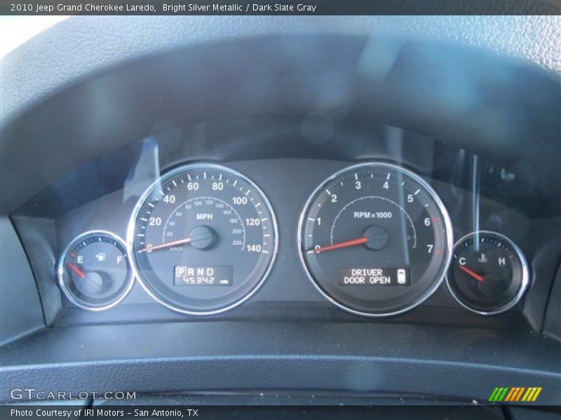 Bright Silver Metallic / Dark Slate Gray 2010 Jeep Grand Cherokee Laredo