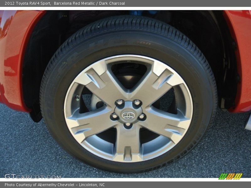 Barcelona Red Metallic / Dark Charcoal 2012 Toyota RAV4 Sport