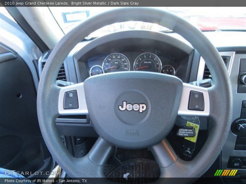 Bright Silver Metallic / Dark Slate Gray 2010 Jeep Grand Cherokee Laredo