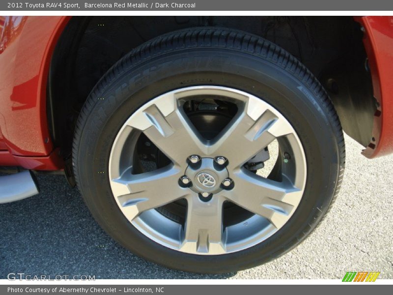 Barcelona Red Metallic / Dark Charcoal 2012 Toyota RAV4 Sport