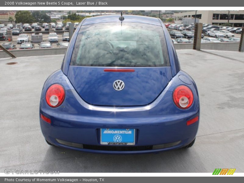 Laser Blue / Black 2008 Volkswagen New Beetle S Coupe