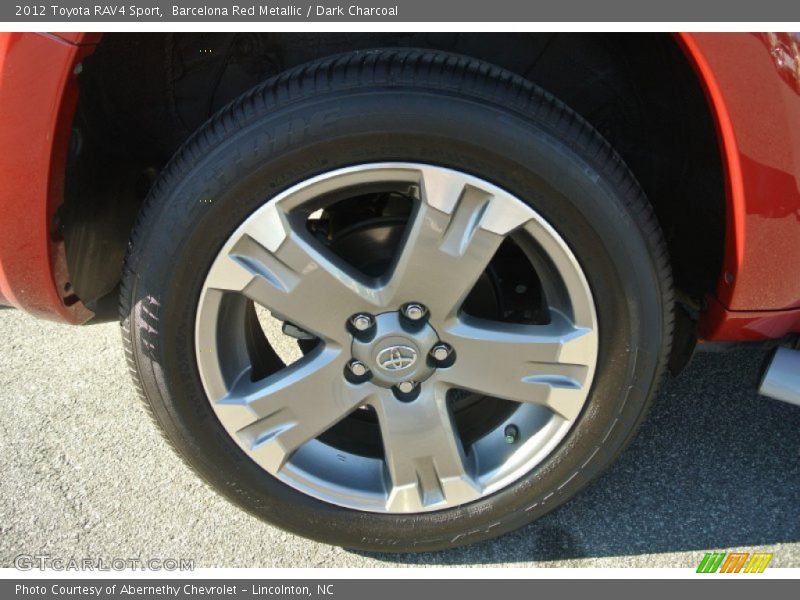Barcelona Red Metallic / Dark Charcoal 2012 Toyota RAV4 Sport