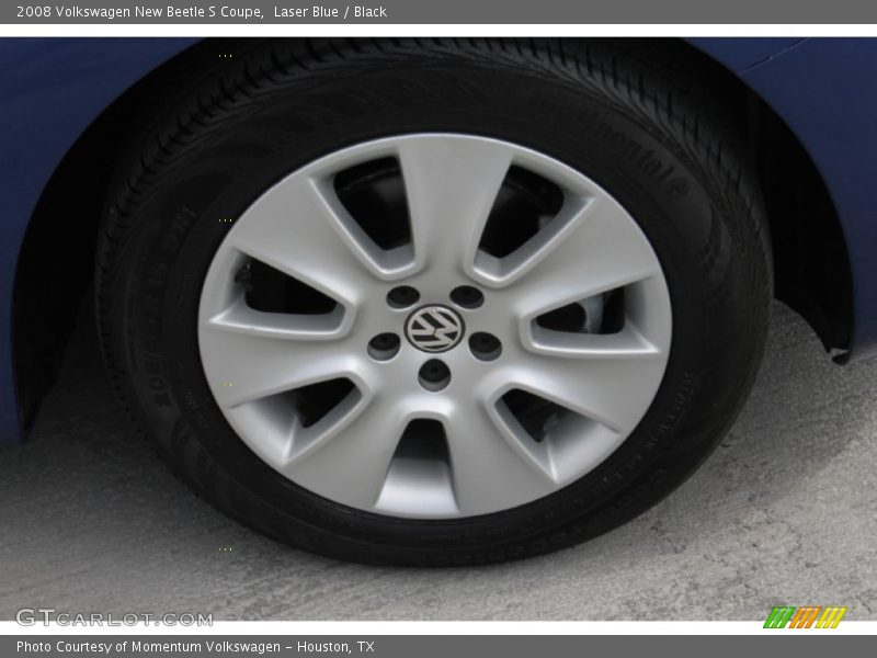 Laser Blue / Black 2008 Volkswagen New Beetle S Coupe
