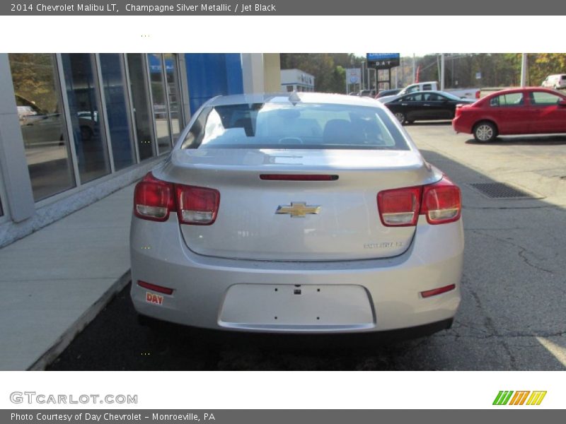 Champagne Silver Metallic / Jet Black 2014 Chevrolet Malibu LT