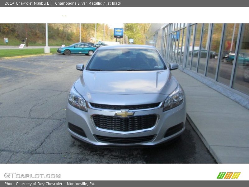Champagne Silver Metallic / Jet Black 2014 Chevrolet Malibu LT