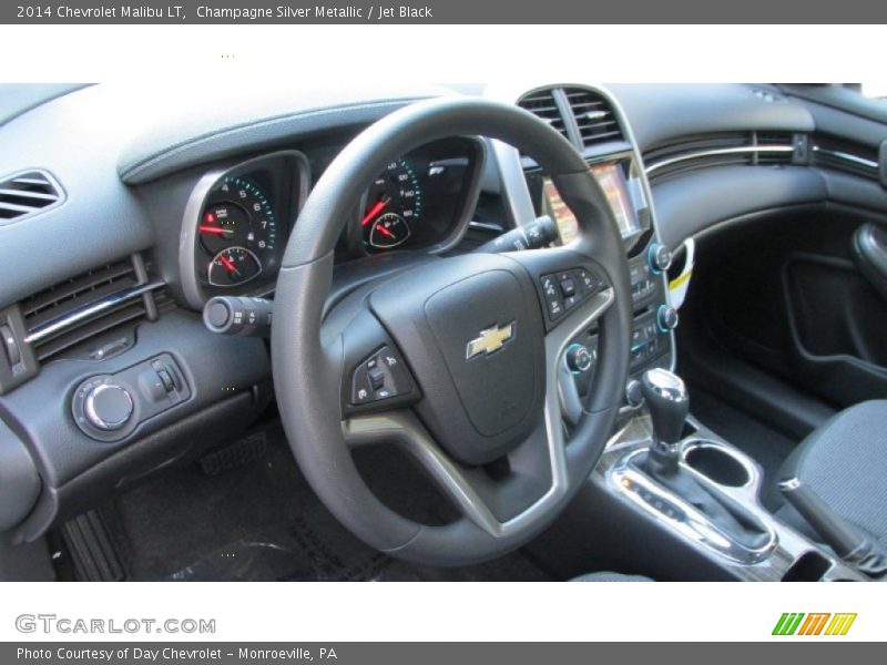 Champagne Silver Metallic / Jet Black 2014 Chevrolet Malibu LT