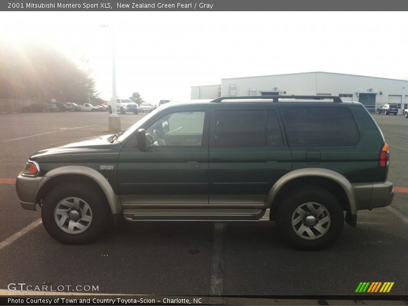 New Zealand Green Pearl / Gray 2001 Mitsubishi Montero Sport XLS