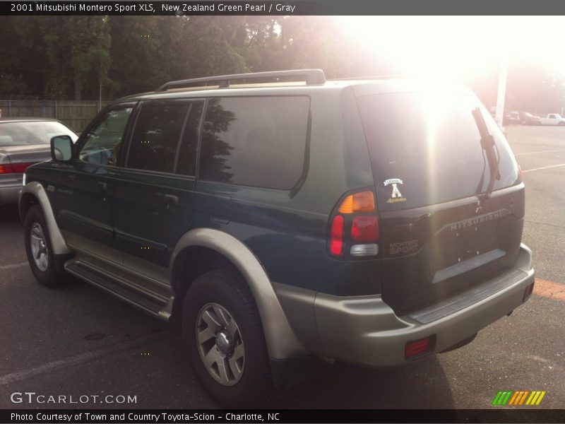 New Zealand Green Pearl / Gray 2001 Mitsubishi Montero Sport XLS