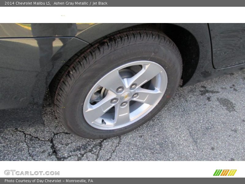 Ashen Gray Metallic / Jet Black 2014 Chevrolet Malibu LS