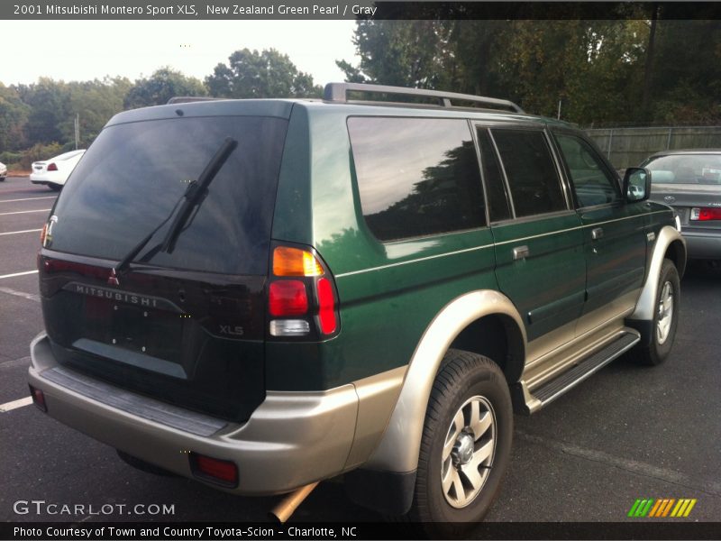 New Zealand Green Pearl / Gray 2001 Mitsubishi Montero Sport XLS