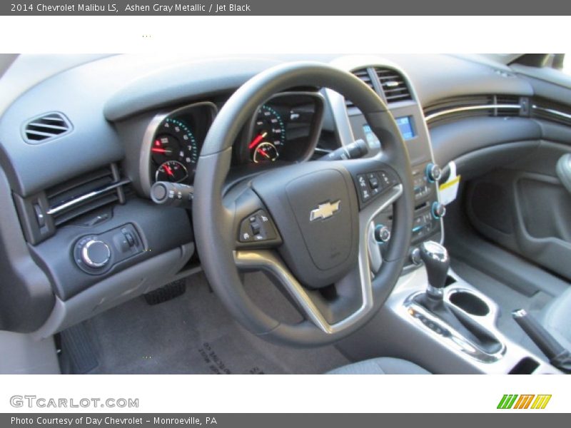 Ashen Gray Metallic / Jet Black 2014 Chevrolet Malibu LS