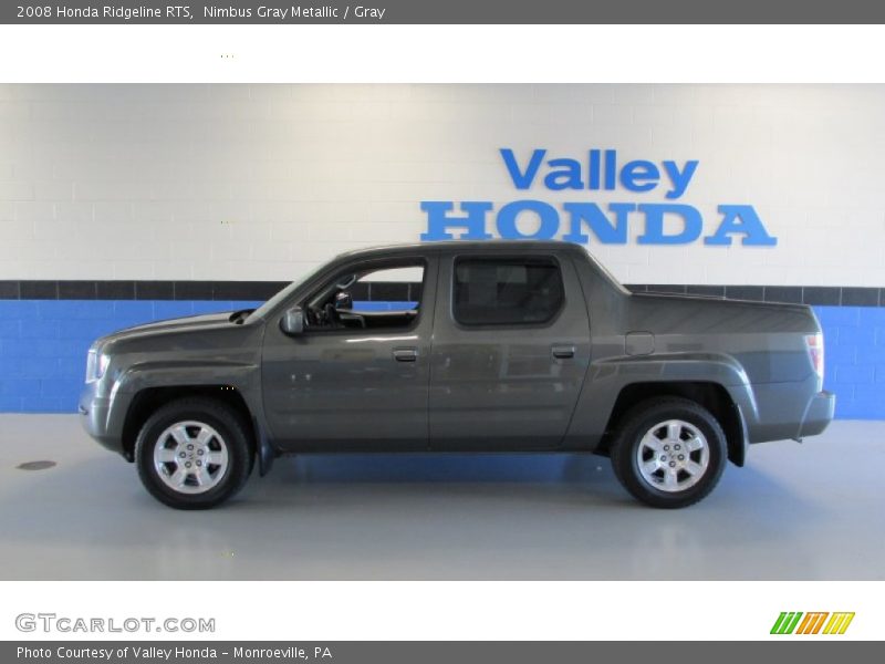 Nimbus Gray Metallic / Gray 2008 Honda Ridgeline RTS