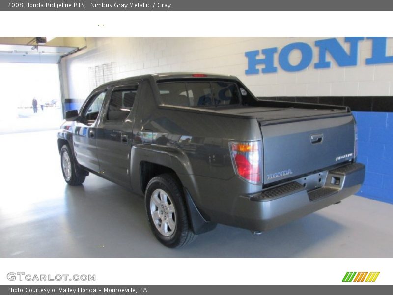 Nimbus Gray Metallic / Gray 2008 Honda Ridgeline RTS