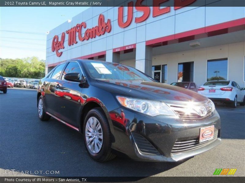 Magnetic Gray Metallic / Ivory 2012 Toyota Camry LE