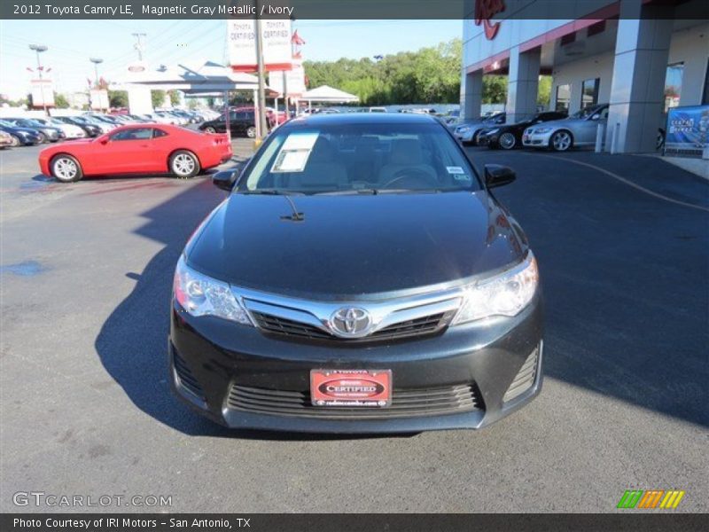 Magnetic Gray Metallic / Ivory 2012 Toyota Camry LE