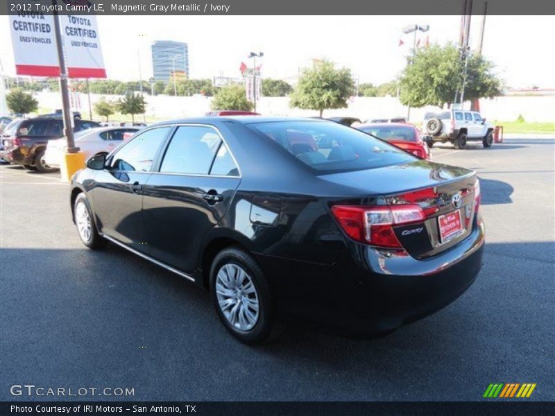Magnetic Gray Metallic / Ivory 2012 Toyota Camry LE