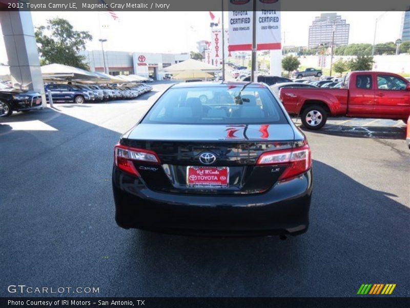 Magnetic Gray Metallic / Ivory 2012 Toyota Camry LE