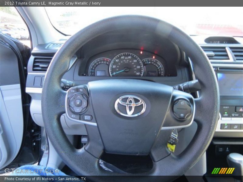 Magnetic Gray Metallic / Ivory 2012 Toyota Camry LE
