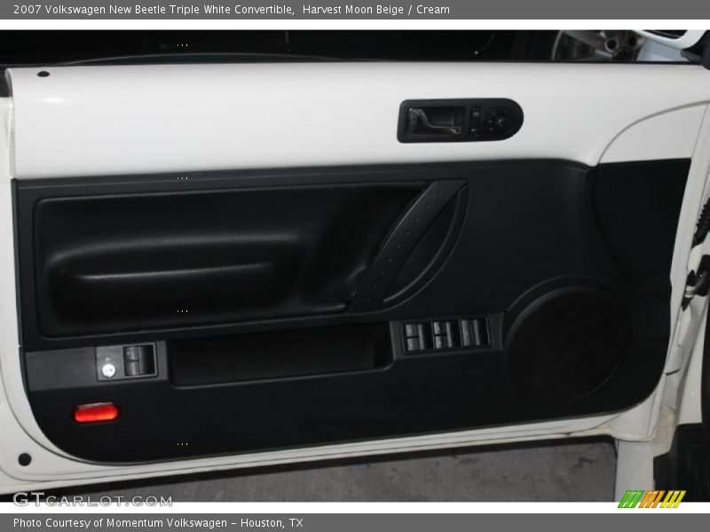 Harvest Moon Beige / Cream 2007 Volkswagen New Beetle Triple White Convertible