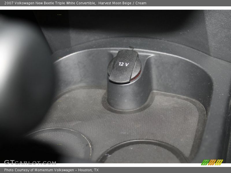 Harvest Moon Beige / Cream 2007 Volkswagen New Beetle Triple White Convertible